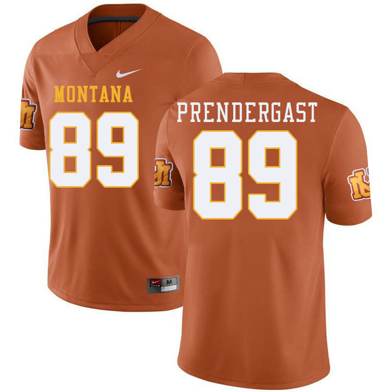 Montana Grizzlies #89 Lucas Prendergast College Football Jerseys Stitched Sale-Throwback